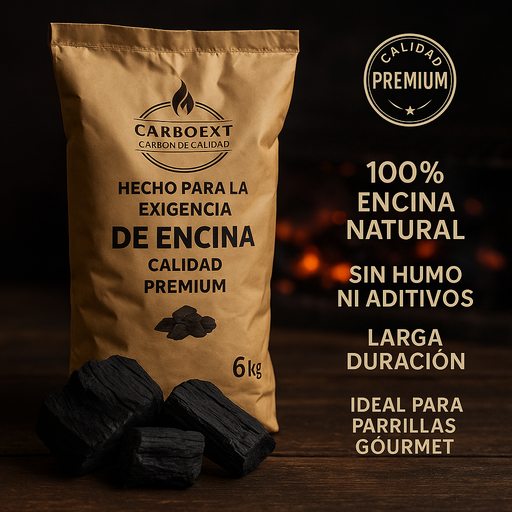 Carbón Vegetal de Encina 6KG