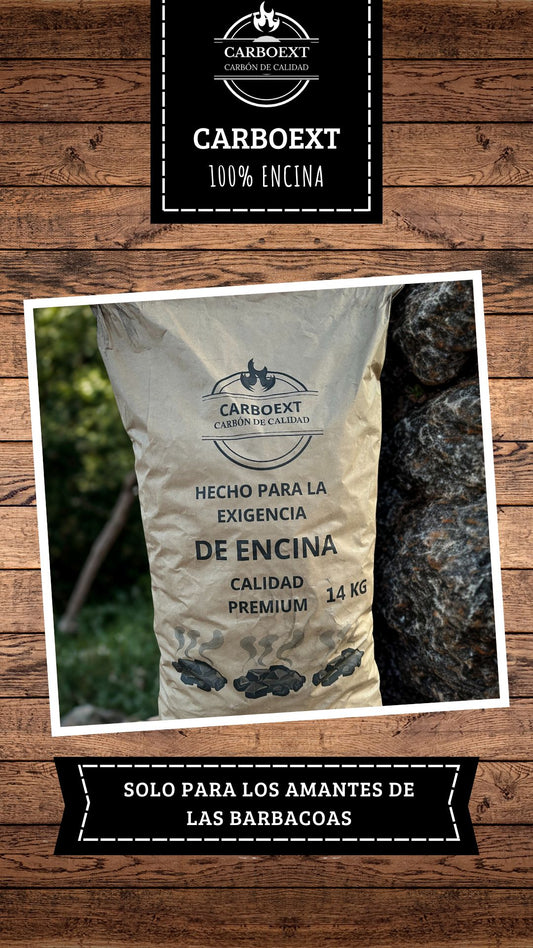Carbon Vegetal de Encina 14Kg