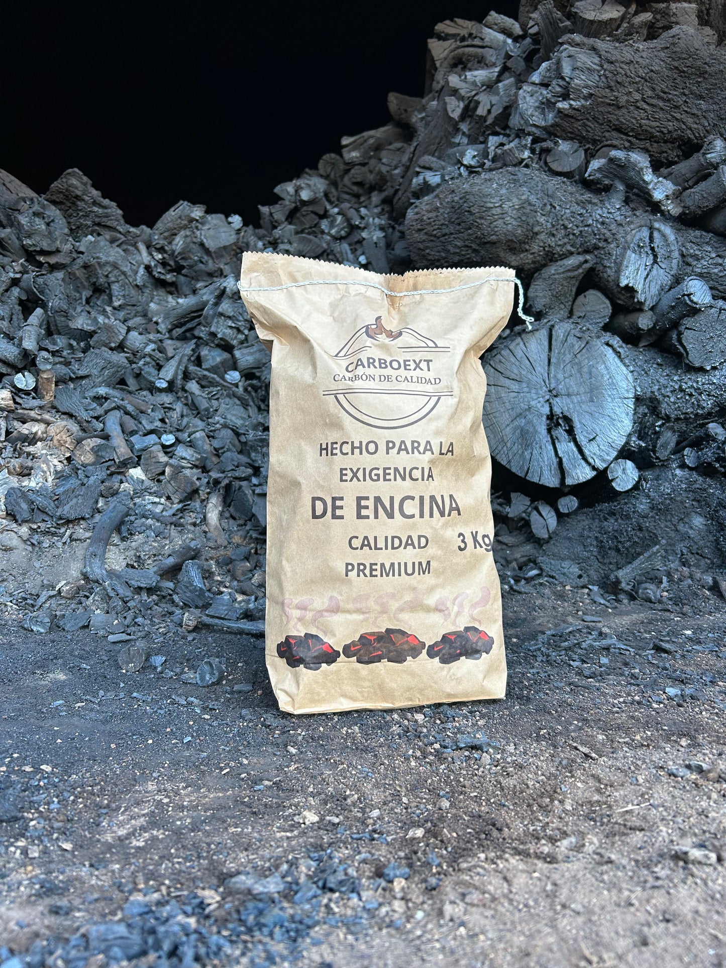 Carbón Vegetal de Encina 3KG