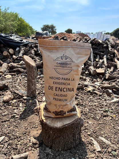 Carbón Vegetal de Encina 3kg — Pruébalo sin riesgo