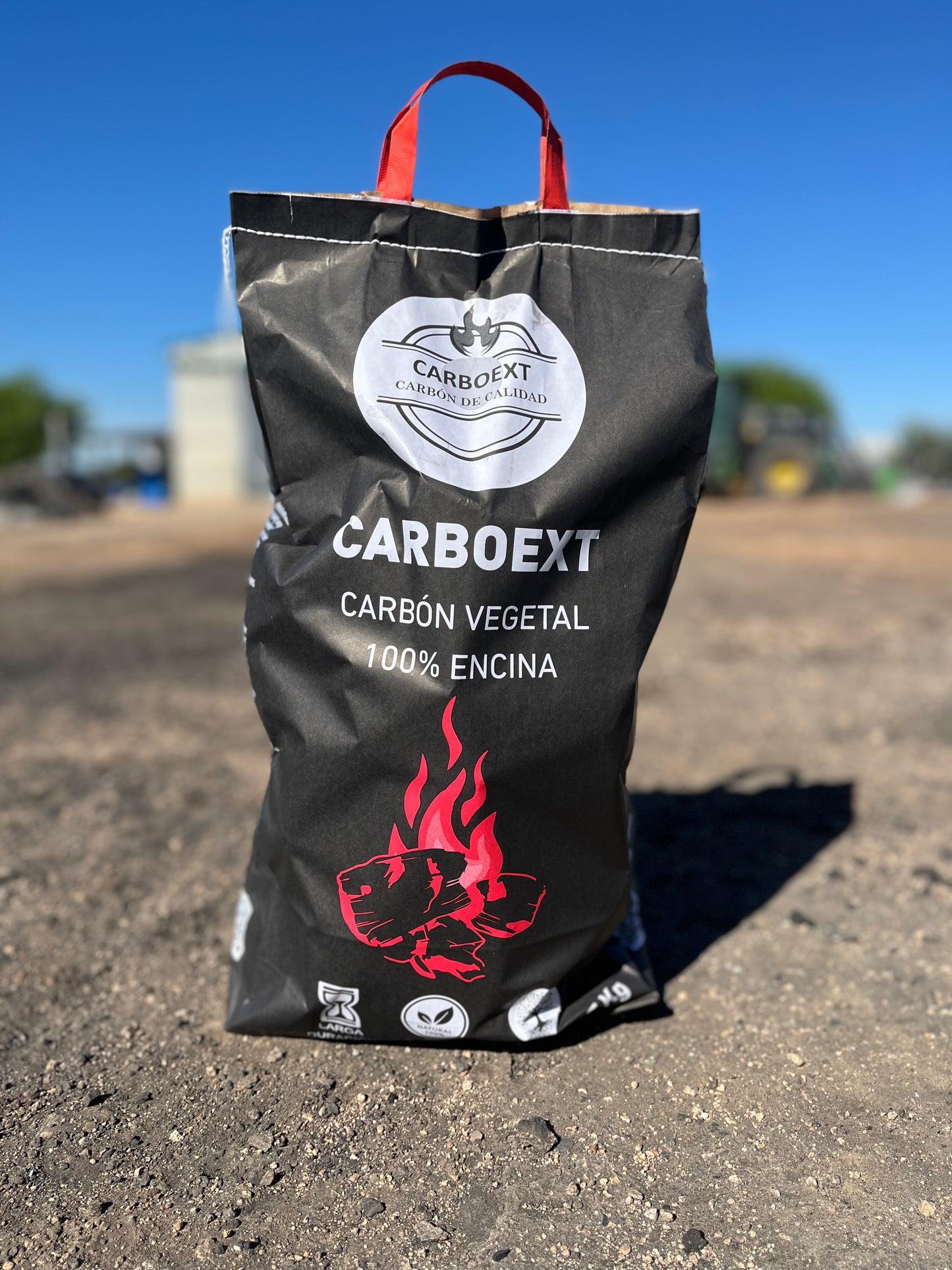 Carbón Vegetal de Encina 5kg — Tu primera brasa de verdad